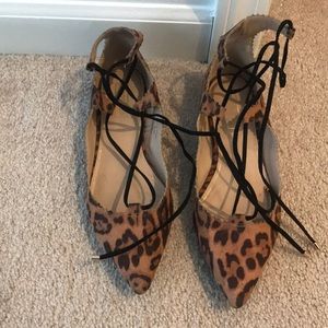 Cheetah print flats
